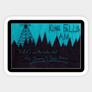 King Falls AM Sticker